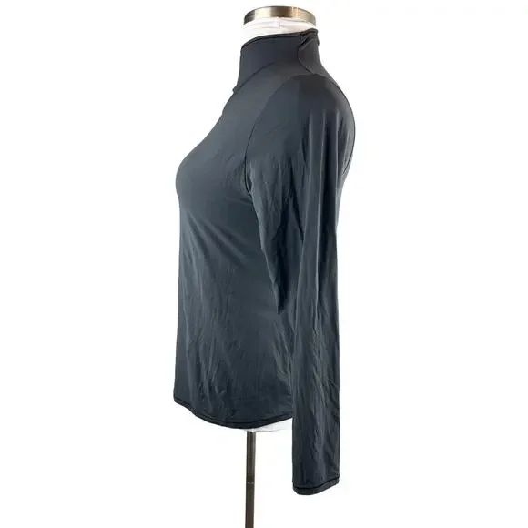 SKIMS Fits Everybody Turtleneck Top Black Onyx Stretch Skims Womens Plus Size 3X - Picture 6 of 11